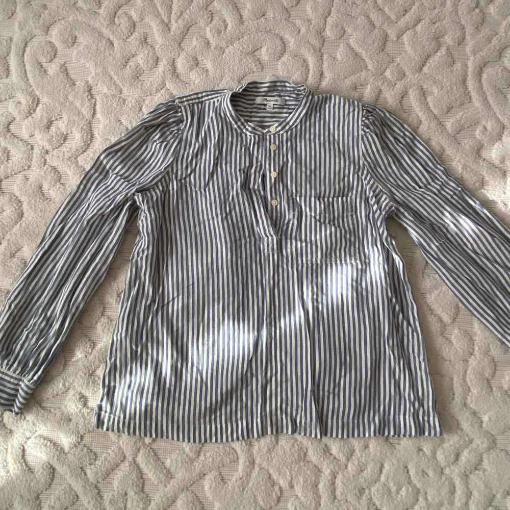 Striped Gray Women's Top